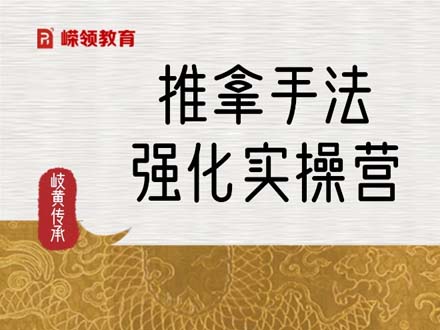 推拿手法速效强化实操营